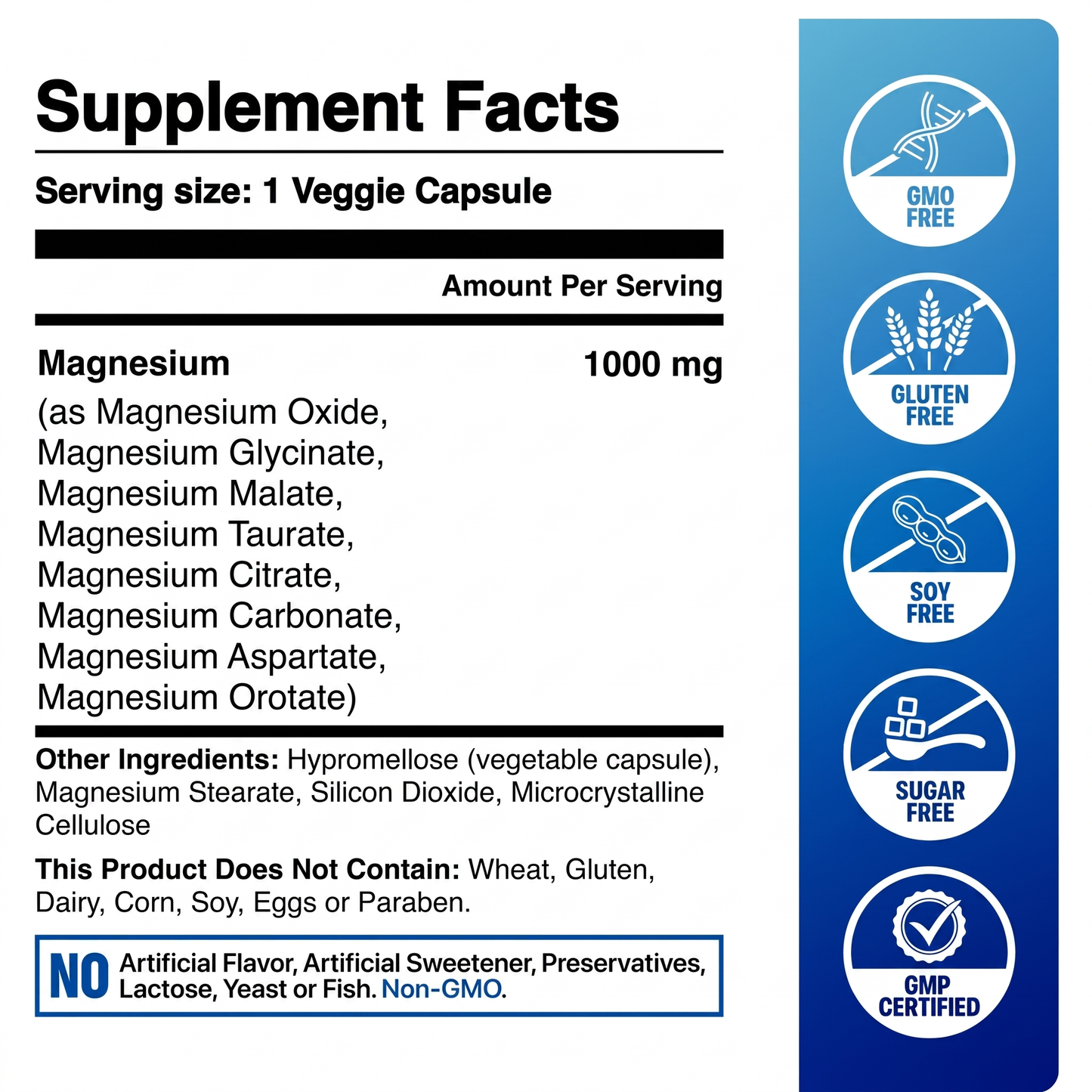 8-in-1 Magnesium Complex - Buy 3, Get 2 FREE